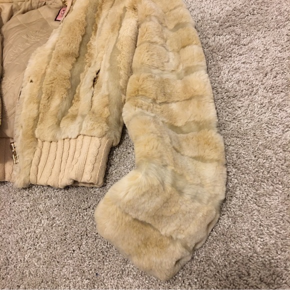 Juicy Couture Y2K Faux Fur Hooded Jacket - Picture 4 of 13